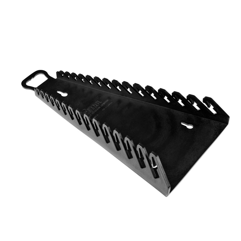 Ernst Manufacturing 5189 15-Wrench Reverse Gripper Portable Wrench Organization - Durable Flexible Grip, Fits 1/4" to 1 1/8" & 6-20 mm, Black