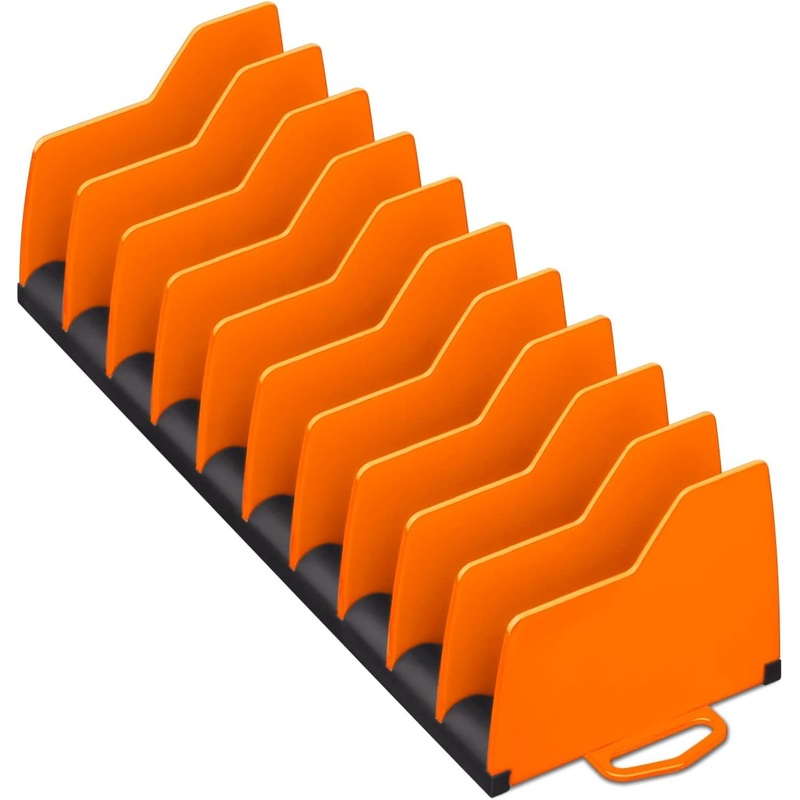 Ernst Manufacturing 5502 Plier Pro Premium No-Slip Plier Holder Rack in Vibrant Orange  Tool Organizer for Pliers - Made in USA