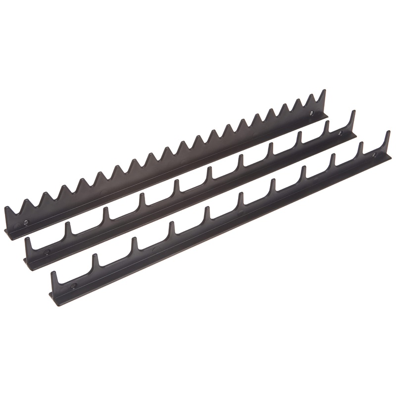 Ernst Screwdriver Rail Set, 20 Tool, Black, (6011-Black)