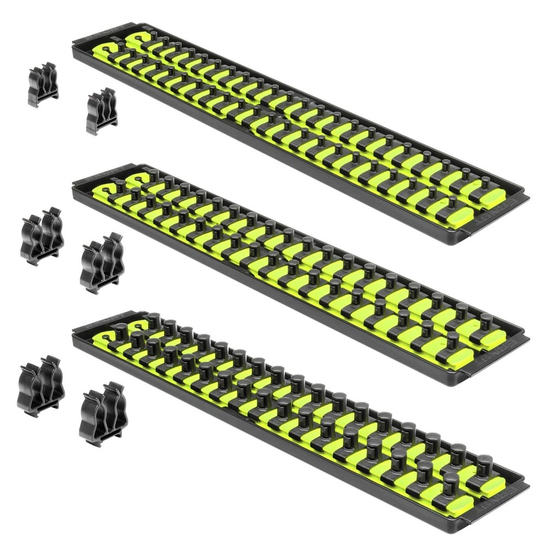 ERNST Socket Boss Combo 3-Pack, Hi-Viz (8512HVA) - Made in the USA