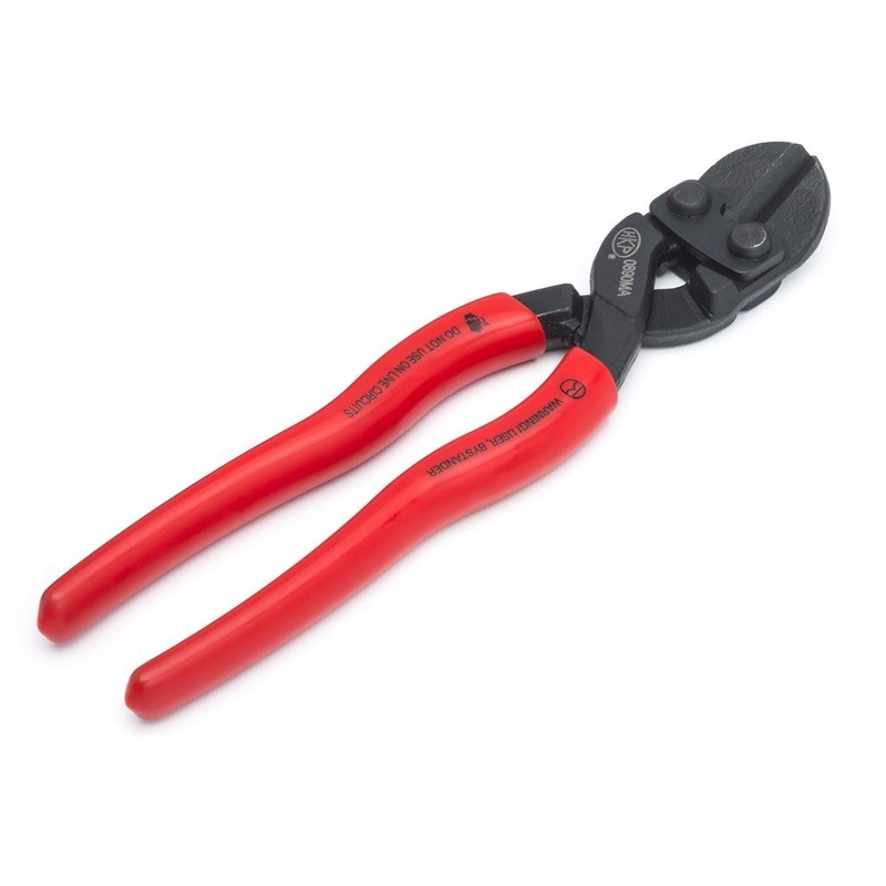 Crescent H.K. Porter Compact Bolt Cutter with Flush Cut Blades and Plastic Dipped Handles - 0890MA