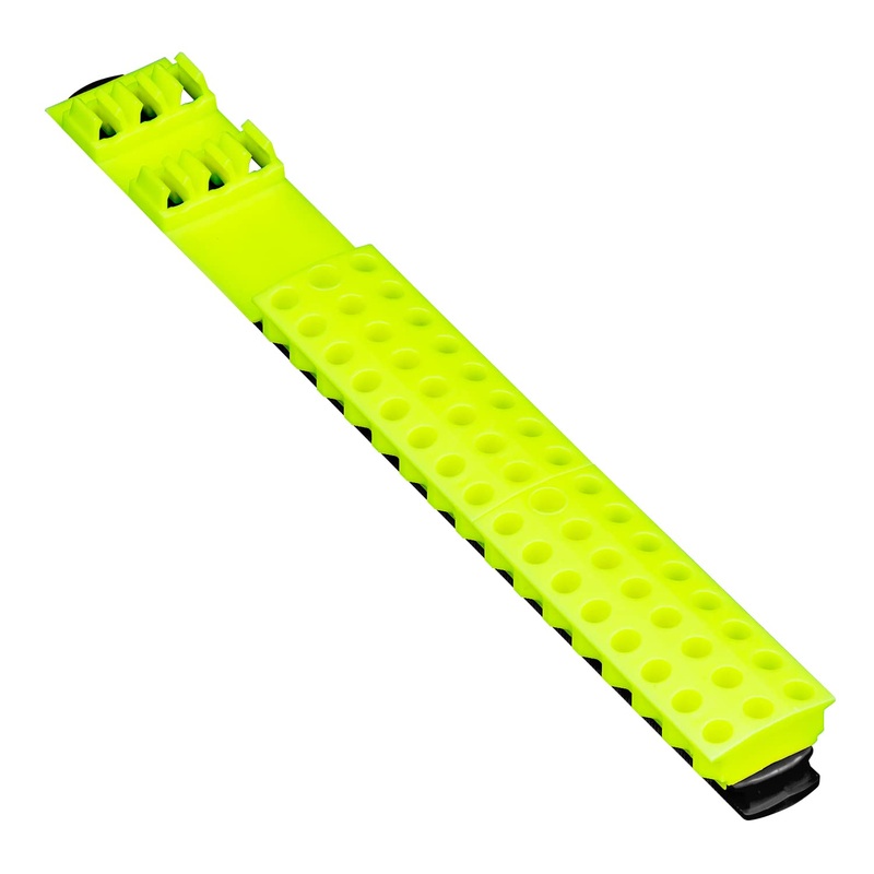 Ernst Manufacturing 54 Tool Magnetic Bit Bar, 1/4" Hex Bit Holder - Black/Hi-Viz