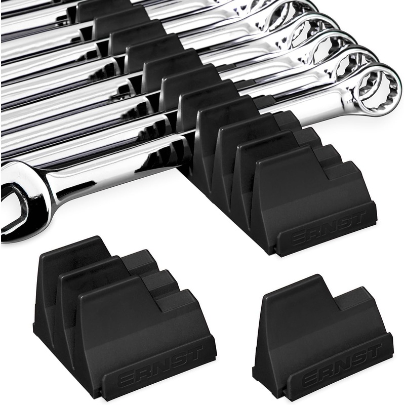 Ernst Manufacturing Wrench Pro - Modular Wrench Organizer for 40 Wrenches with Anti-Slip Cleats - Made in the USA