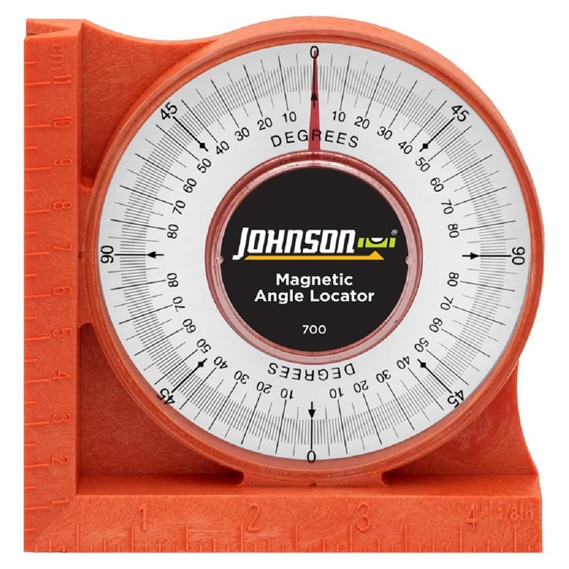 Johnson Level & Tool 700 Magnetic Angle Locator, Orange, 1 Locator
