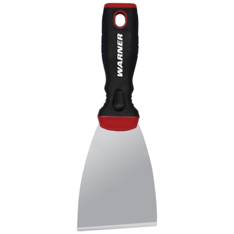 Warner 3" Pro-Grip Stiff Scraper, 060" Hand Tools, Cranberry