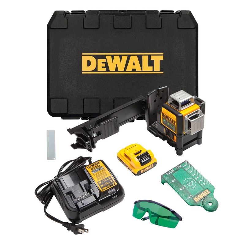 DeWALT 12V DW089LG MAX 3x 360 Green Line Laser