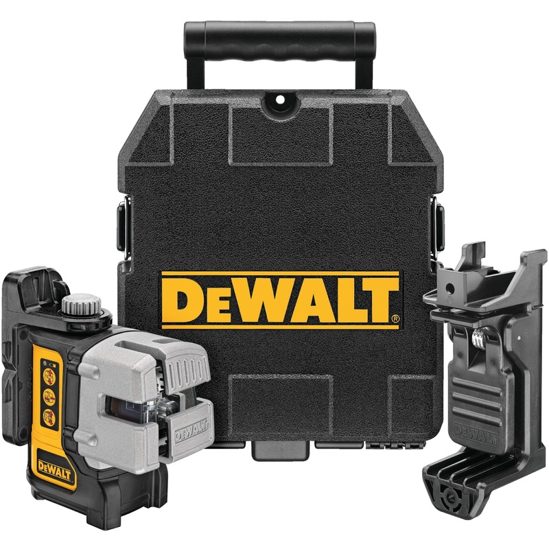 DeWALT (DW089K) Self Leveling 3-Beam Line Laser (Green)