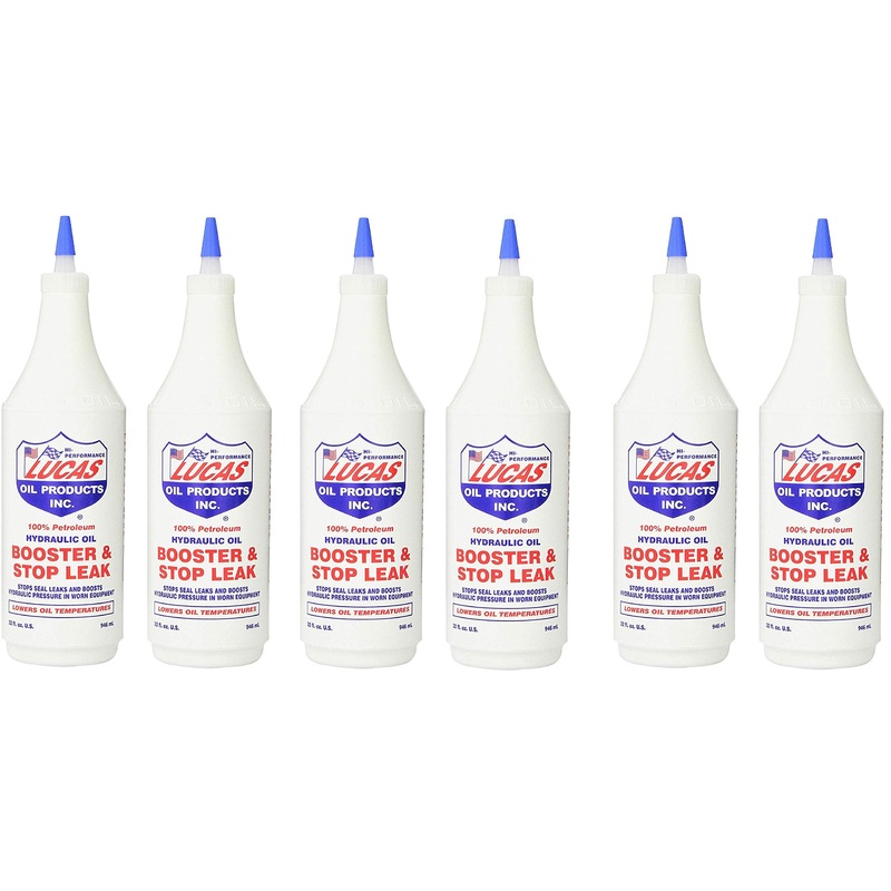 Lucas Oil 10019 Hydraulic Oil Booster and Stop Leak - 32 oz. (32 Ounce (Pack of 6))
