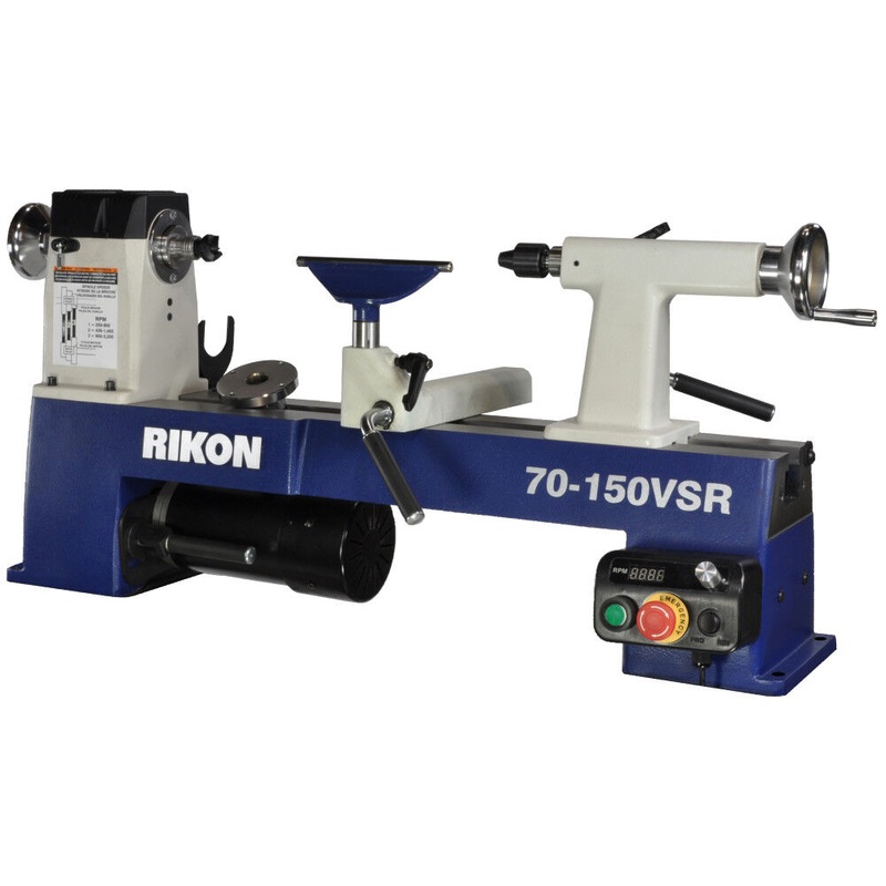 RIKON Power Tools 3/4 HP Variable Speed Midi-Lathe 12"x 16.5"