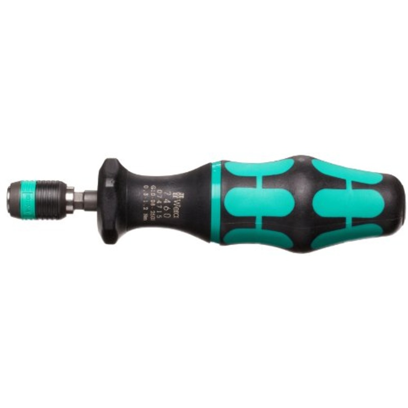 Wera Tools 7400 Series Hexagon Torque Screwdriver, Adjustable Torque Range