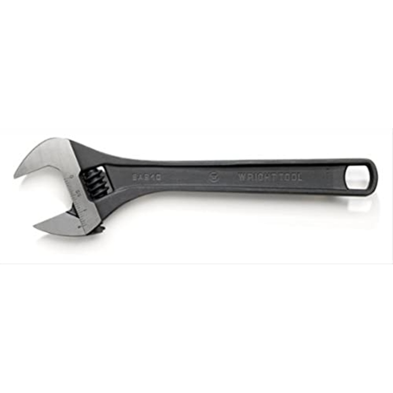 Wright Tool Adjustable Wrench - Black Industrial
