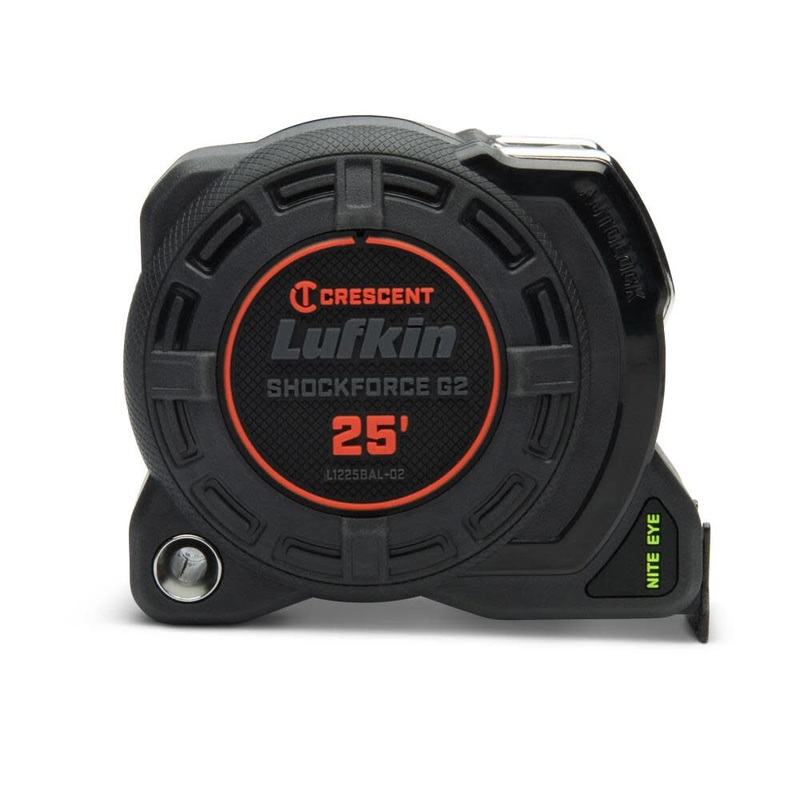Crescent Shockforce Nite Eye G2 Auto Lock Tape Measure 1 1/4in x 25'