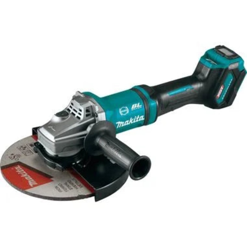 Makita (GAG10Z) 40 Max XGT Brushless Lithium-Ion 9 in. Cordless Paddle Switch Angle Grinder with Electric Brake and AWS (Bare Tool)