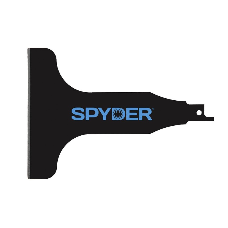 Spyder Scraper 00108 Scraping Tool Attachment for Reciprocating Saws, Black, 4-Inch