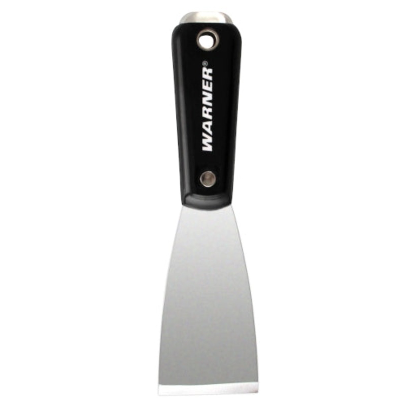 Warner 2" Stiff Scraper w/Hammer Cap, Carbon Steel, Painter's Series