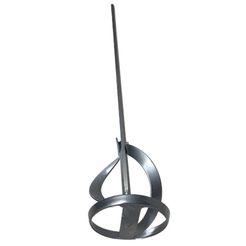 Warner 4" 5-Gallon Paint Mixer, Spiral Blade, 22-3/4" Shaft, Fits 1/2" Drill