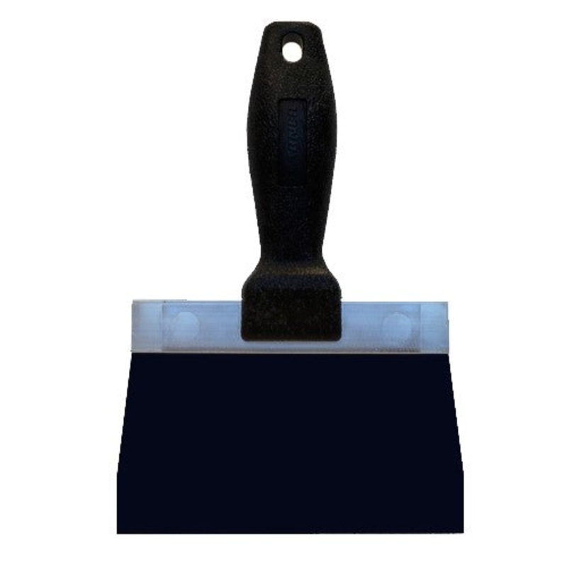 Warner 6" Blue Steel Drywall Taping Knife with Plastic Handle