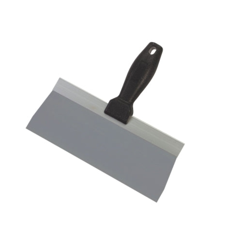 Warner 8" Blue Steel Drywall Taping Knife with Plastic Handle