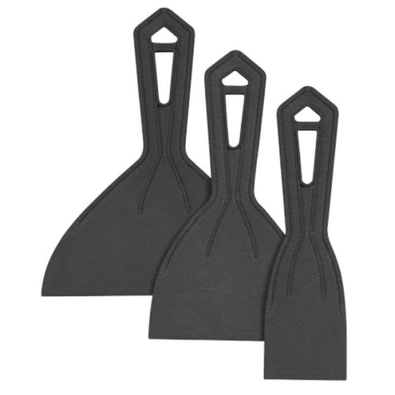 Warner Manufacturing 3-Pack Plastic Putty Knives, 1-Each 1-1/2", 3" & 6"
