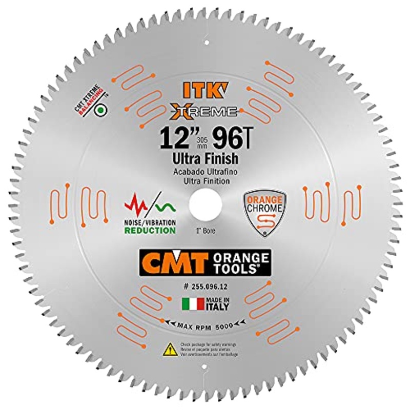 CMT 12 In x 96 x 1 In ITK Fine Finish Blade
