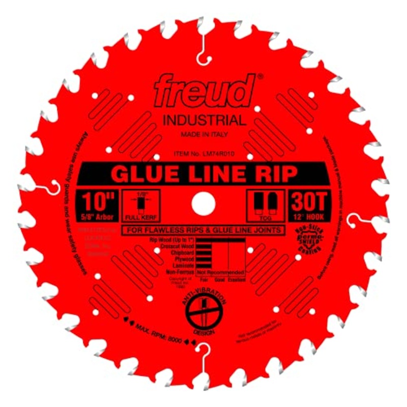 Freud Glue Line Ripping Saw Blade with Perma-SHIELD Coating