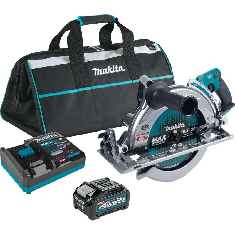 Makita (GSR02M1) 40V Max XGT Circular Saw Kit Rear Handle 10-1/4 In. AWS Capable
