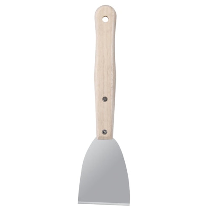 Warner Manufacturing 3 SS Burn-Off Scraper, 7-3/4" Wood Handle, Replaces # 388, 3" Straight