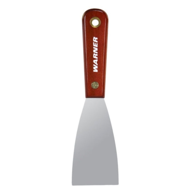Warner 2" Full Flex Putty Knife, Carbon Steel, Rosewood Handle