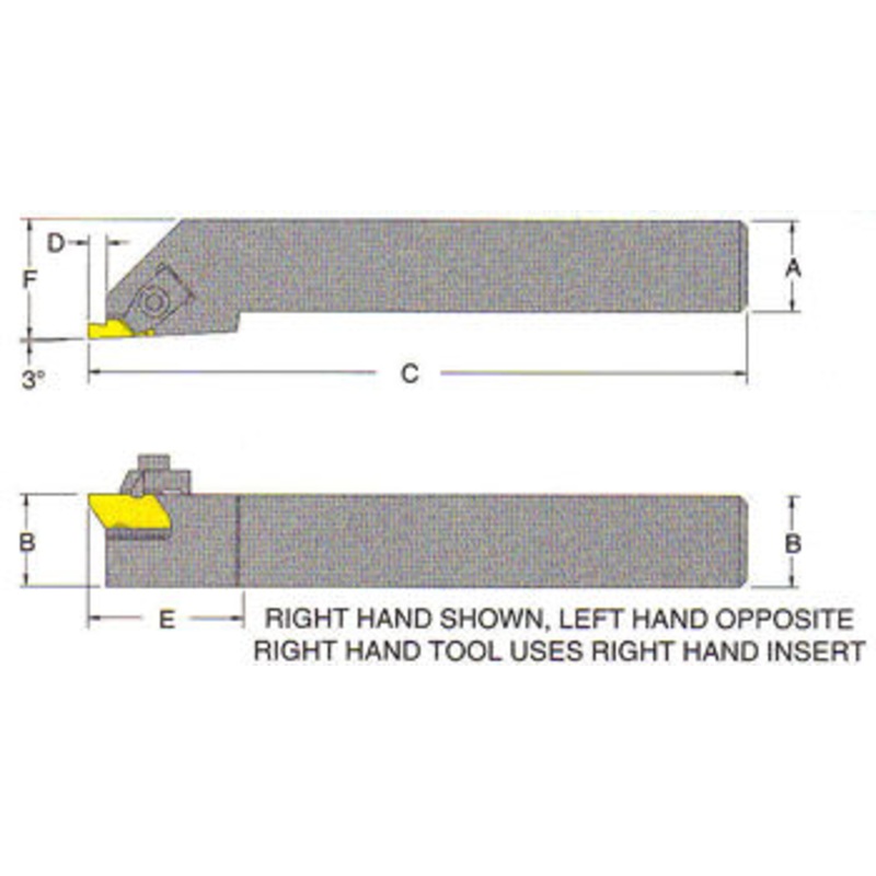 NSL 16-3D TOOL HOLDER "LEFT