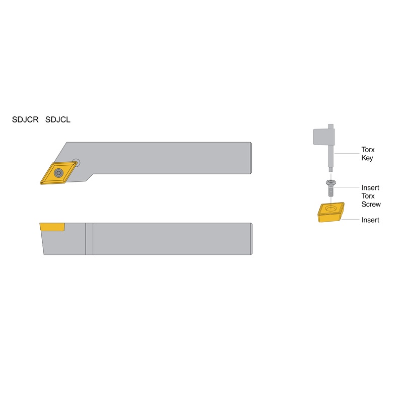 SDJCL 16-3D TOOL HOLDER