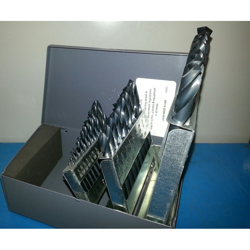 1/16-1/2x64ths HS SCREW MCH   DRILL SET Viking 29pc-treated