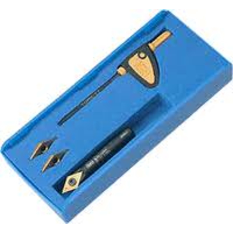45 DEG ENGRAVING KIT (6mm     holder +3inserts) NC2071