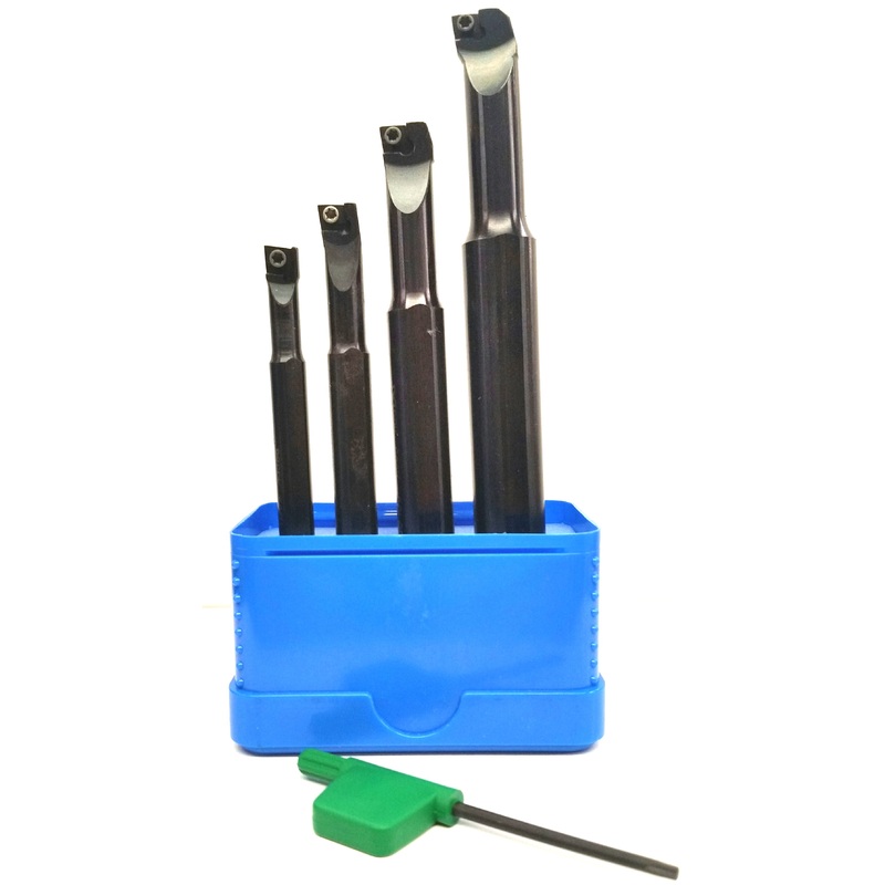 CCMT 4PC BORING BAR KIT 5/16, 3/8, 1/2, 5/8 bars