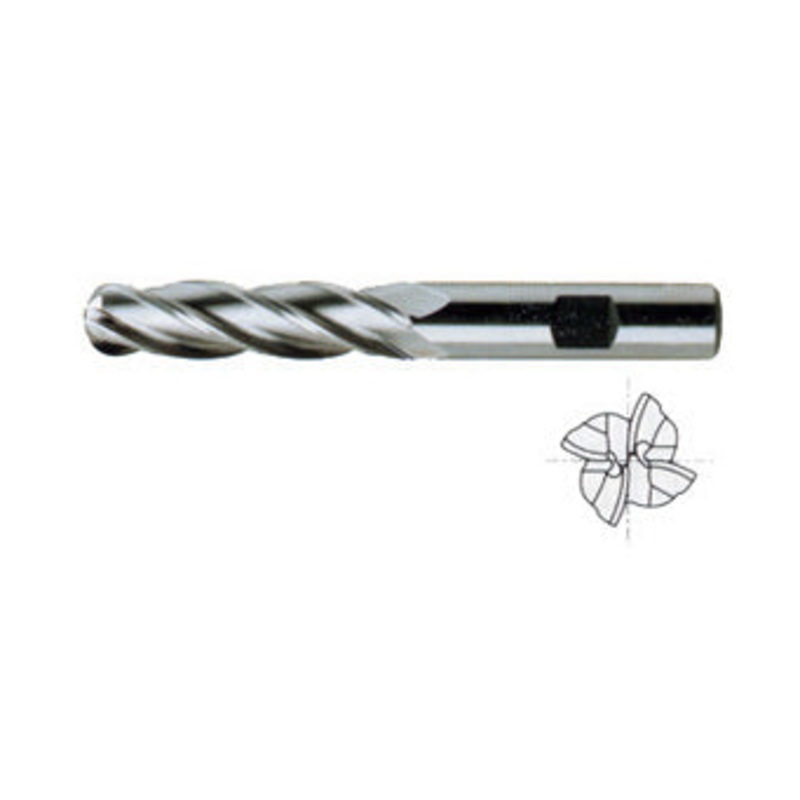 1" 4FL HS LONG BALLNOSE YG1