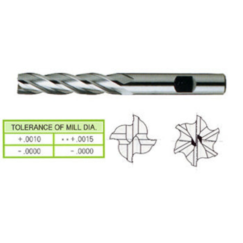 1-1/2 6FL COBALT LONG MILL    C.C YG