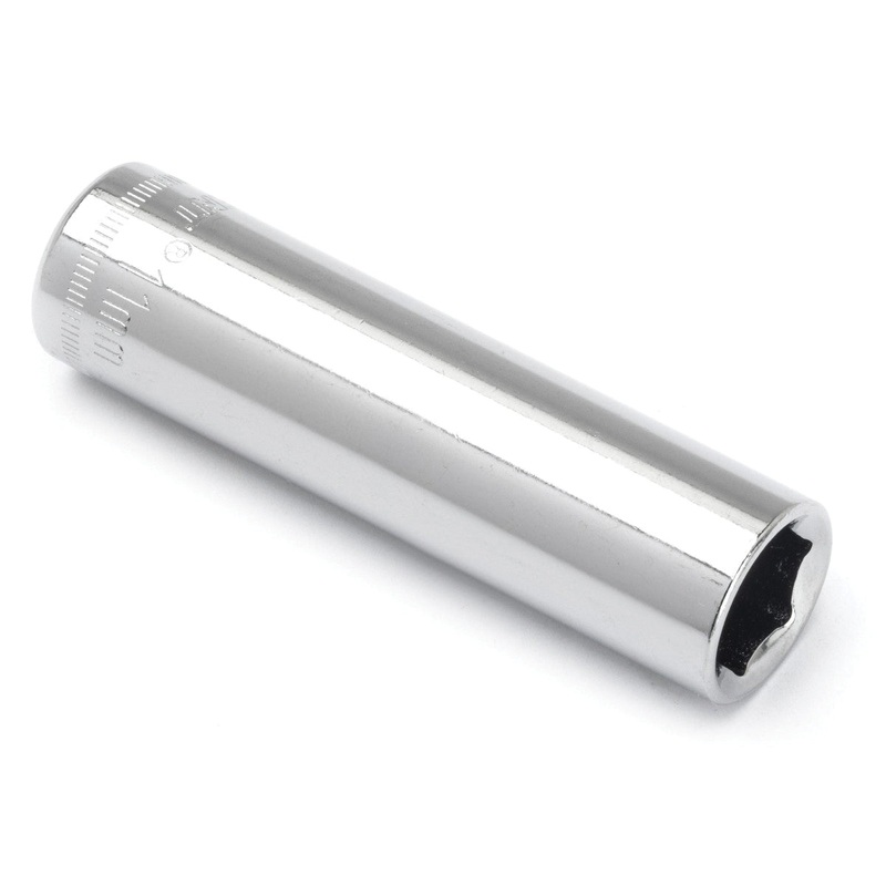 CRESCENT CDDS41N Socket, System of Measurement: Metric, Deep Length, 11 mm Socket, 3/8 in Drive, 6-Point