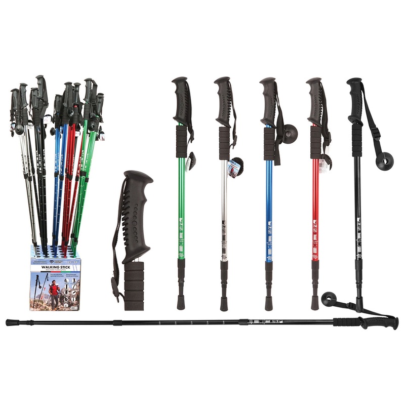 DIAMOND VISIONS PR-03-3838 Adjustable Walking Stick, 25 to 53 in