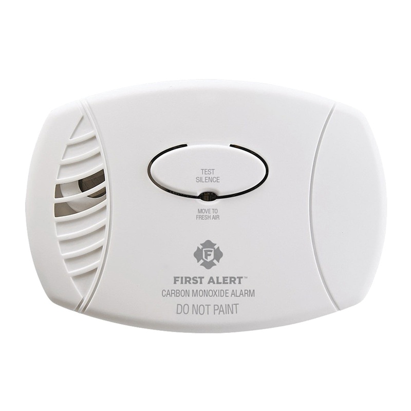 FIRST ALERT 1039741 Carbon Monoxide Alarm, 9 V Battery Power Source, Electrochemical Sensor, Audible Alarm, 85 dB