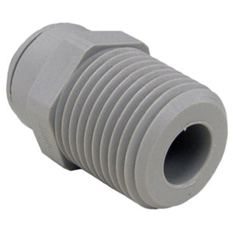 LASCO 19-6019 Adapter, 3/8 in Tube x 1/2 in MIP, Plastic