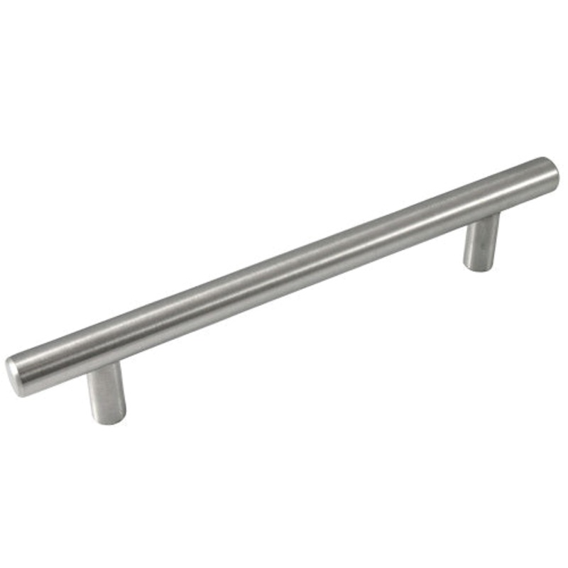 Laurey Melrose Series 87002 T-Bar Pull, 178 mm L Handle, 32 mm H Handle, Steel, Brushed Satin Nickel