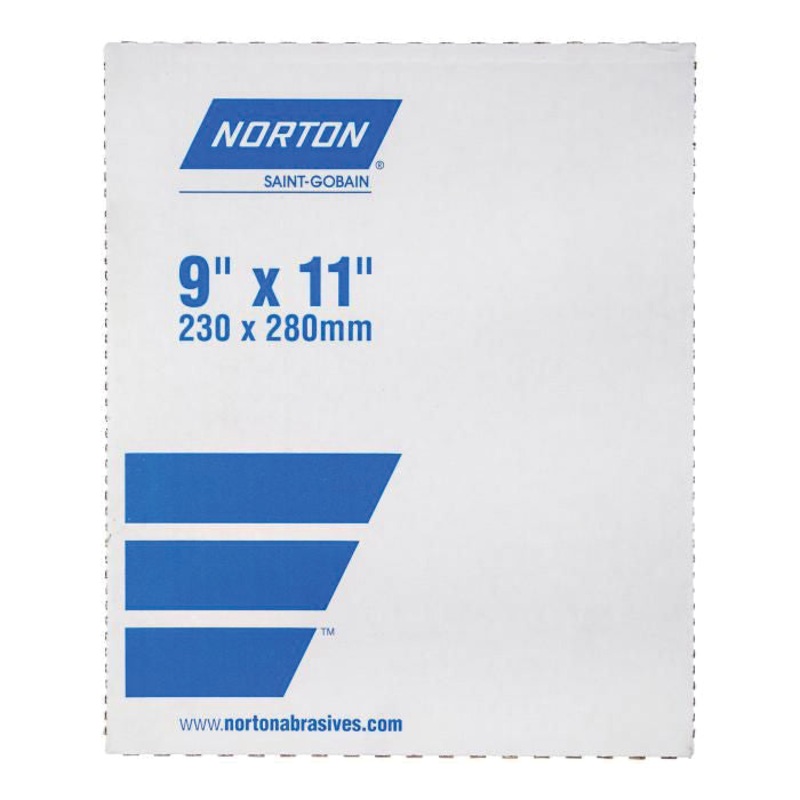 Norton ProSand A259PS Series 07660768160 Abrasive Sheet, 11 in L, 9 in W, 150 Grit, Aluminum Oxide Abrasive, Best Tier