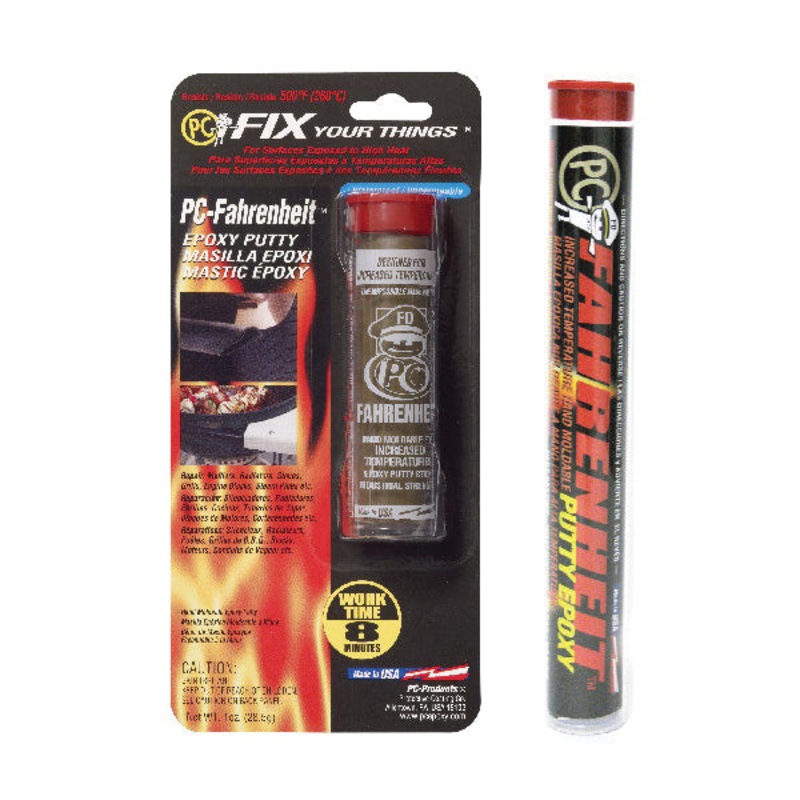 PC PC-Fahrenheit Series 025567 Putty Epoxy Stick, Solid, Dark Brown, Mercaptan, 60 min Curing, 2 oz