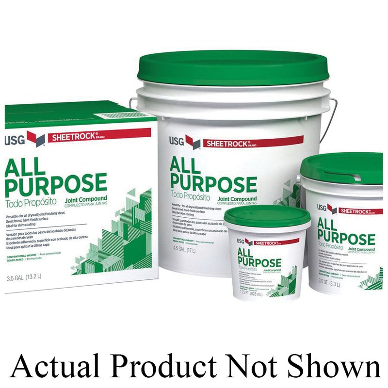 SHEETROCK 385140 All-Purpose Joint Compound, Paste, Off-White, 3.5 qt, Pail