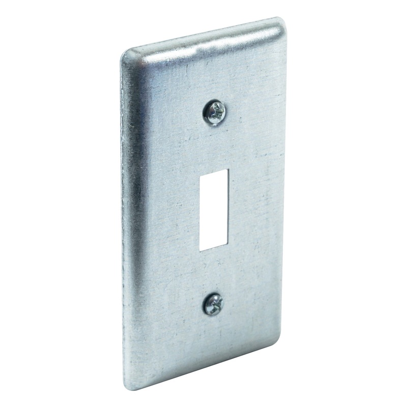 Southwire G19350-UPC Handy Utility Toggle Switch Cover, Toggle Switch Cover, Steel, Zinc-Plated, 0.21 in L, 2.38 in W